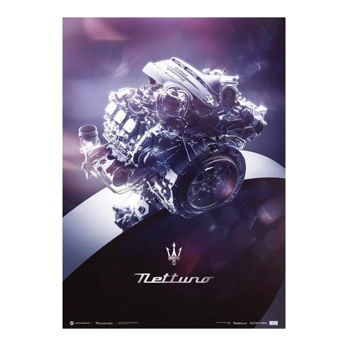 Póster del motor Nettuno - MC20 - The Ring - Edición para coleccionistas
