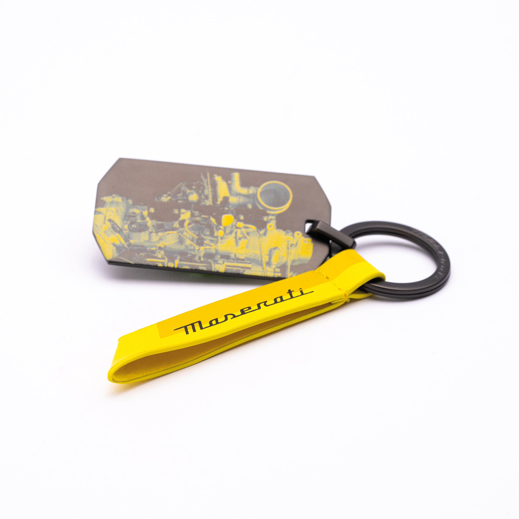 OFF-WHITE Industrial Key Chain in Yellow