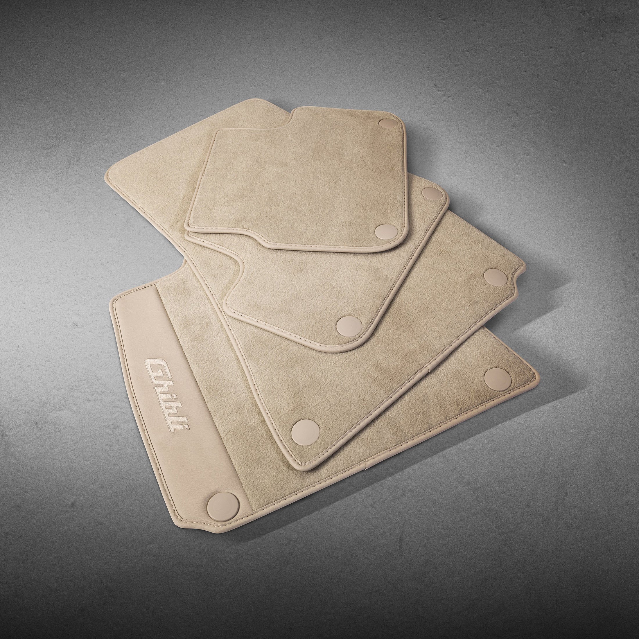 Branded Floor Mats Left Hand Drive - RWD Traction - Sand (up to