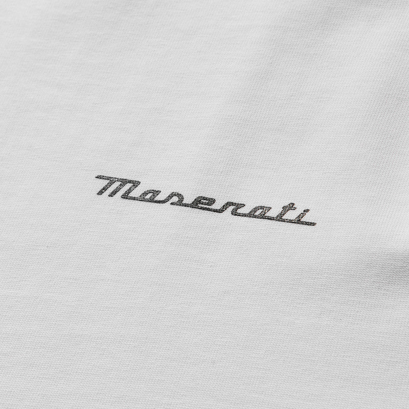 Maserati Heritage Long Sleeve T-Shirt White