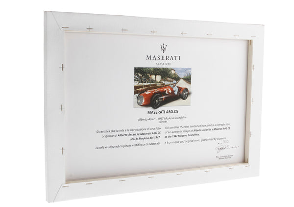 MASERATI A6G.CS â€“ Alberto Ascari 1947 Modena Grand Prix