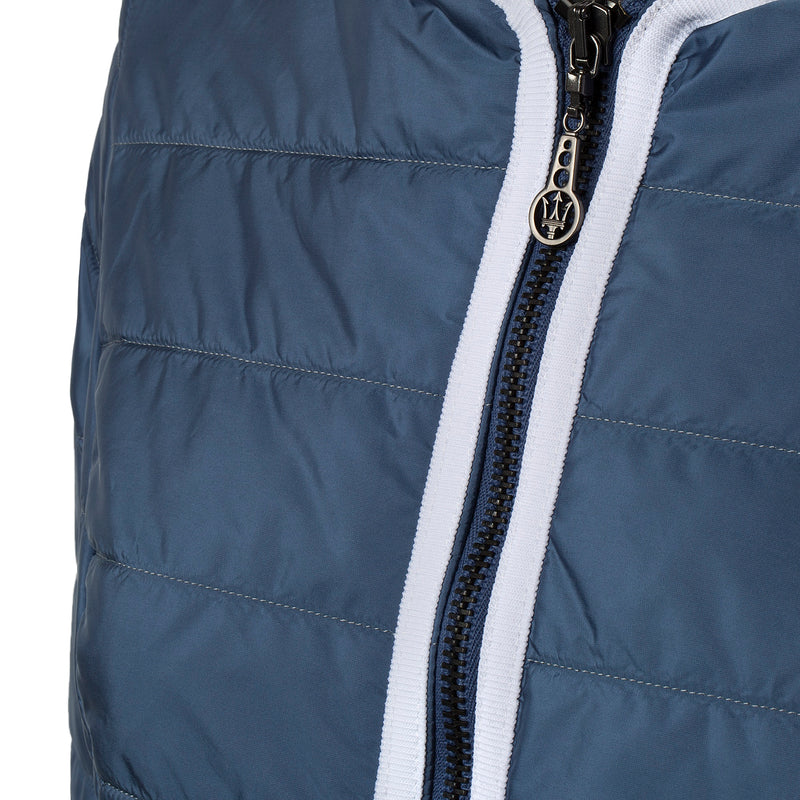 Women's Blue/White Officine Alfieri Maserati 3-Pocket Quilted Jacket