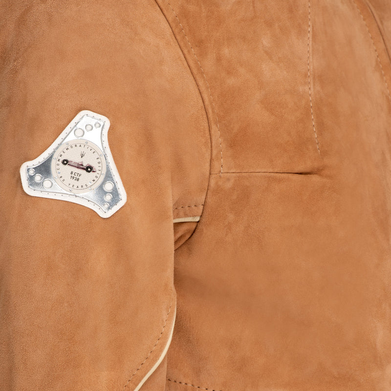 MENâ€™S SUEDE JACKET, BEIGE