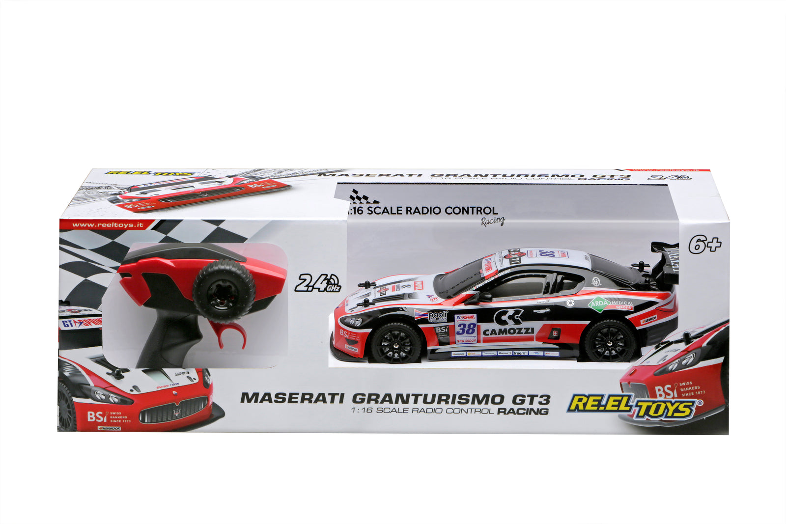 Maserati Granturismo GT3 1:24 ラジコン 1:24 R/C GRANTURISMO GT3 TWIN – US - Maserati Store