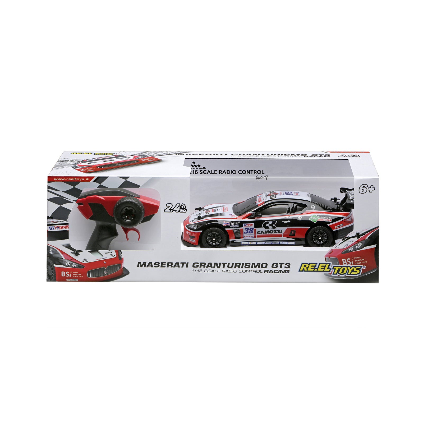 Maserati Granturismo GT3 1:24 ラジコン 1:24 R/C GRANTURISMO GT3 TWIN – US - Maserati Store