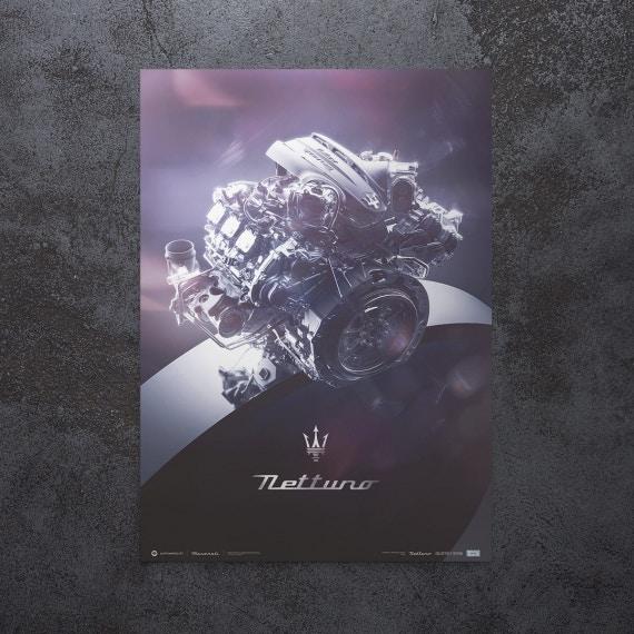 MC20 Nettuno Engine Poster - The Ring - The Collector's Edition