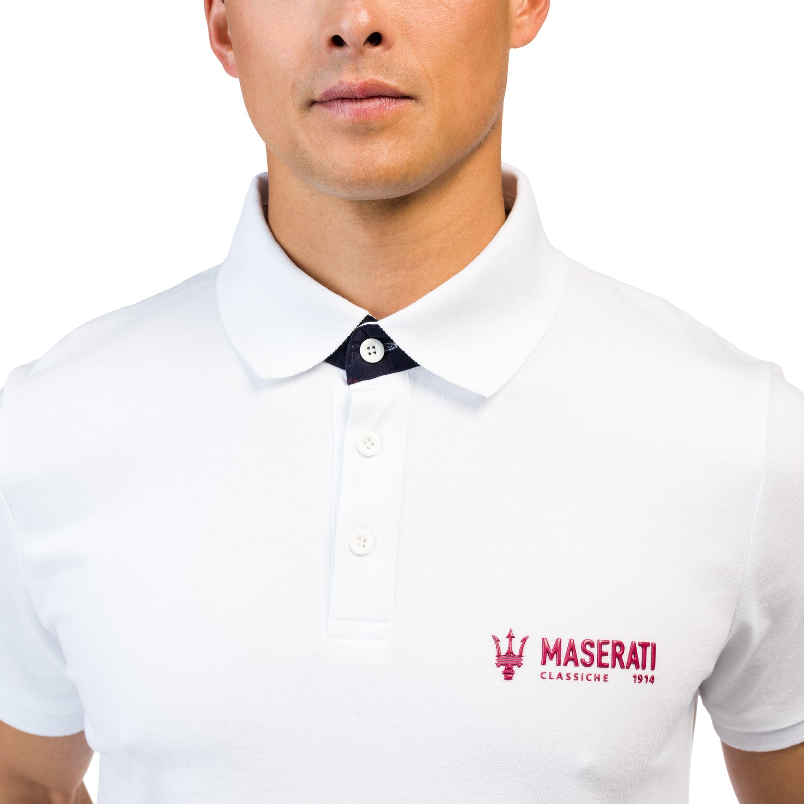 定価19800円　Maserati ポロシャツ ホワイト 3 Men's Polo Classic White – US - Maserati Store
