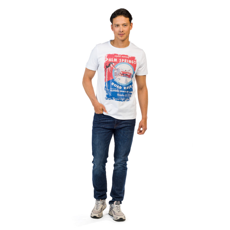 Camiseta 450S blanca Palm Springs para hombre 