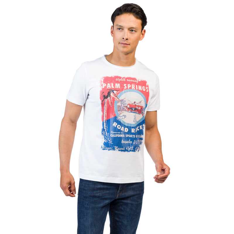 Camiseta 450S blanca Palm Springs para hombre 