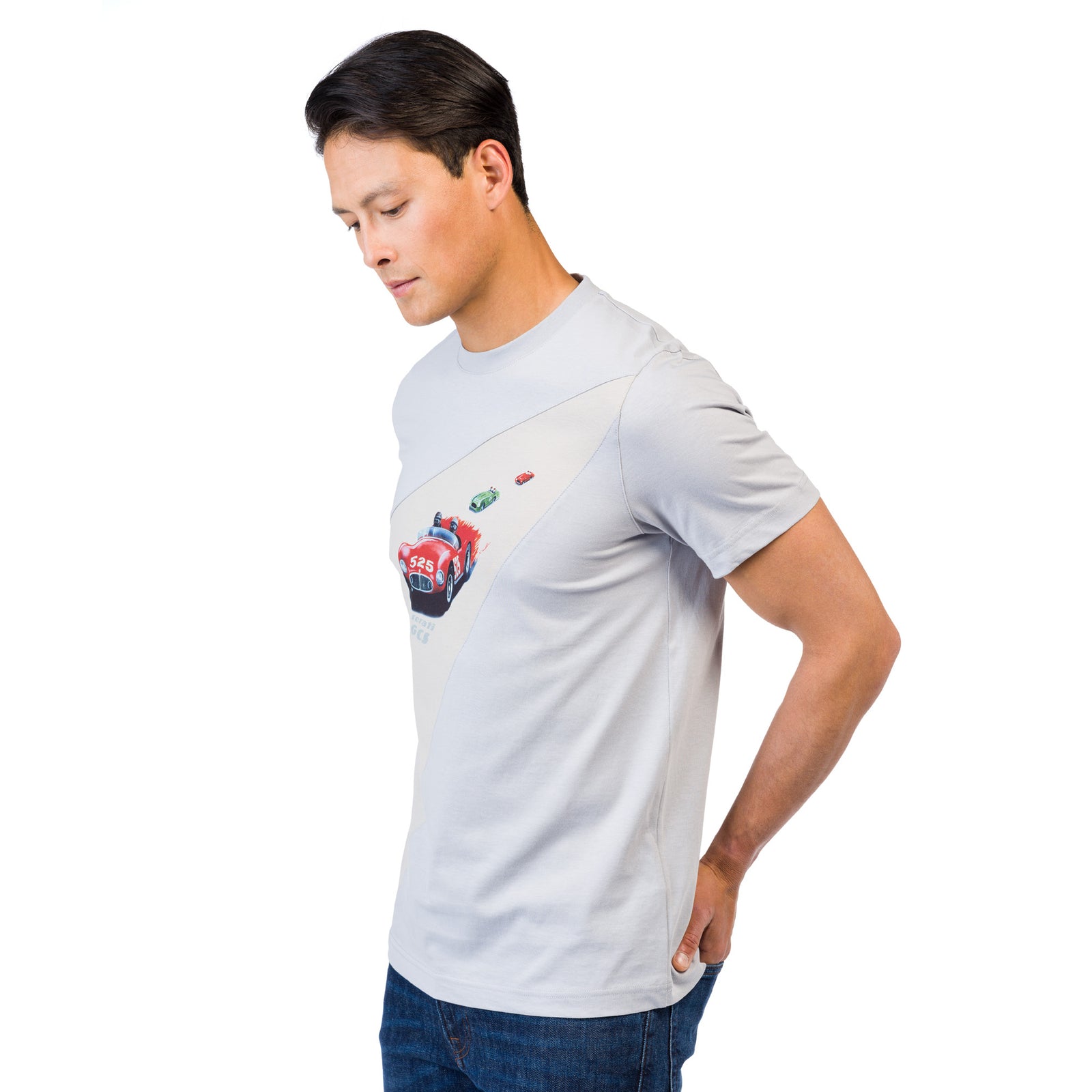 Men's Grey A6GCS Mille Miglia T-Shirt – US - Maserati Store