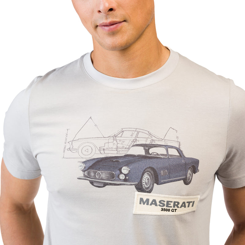 Camiseta de hombre 3500 GT gris 