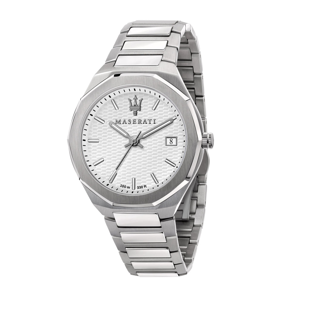 3H Stile Watch - White (R8853142005) – US - Maserati Store