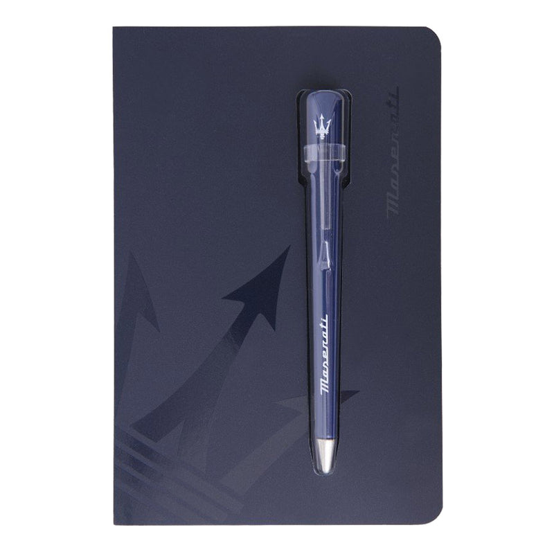 Kit de cuaderno y bolígrafo Primina azul      