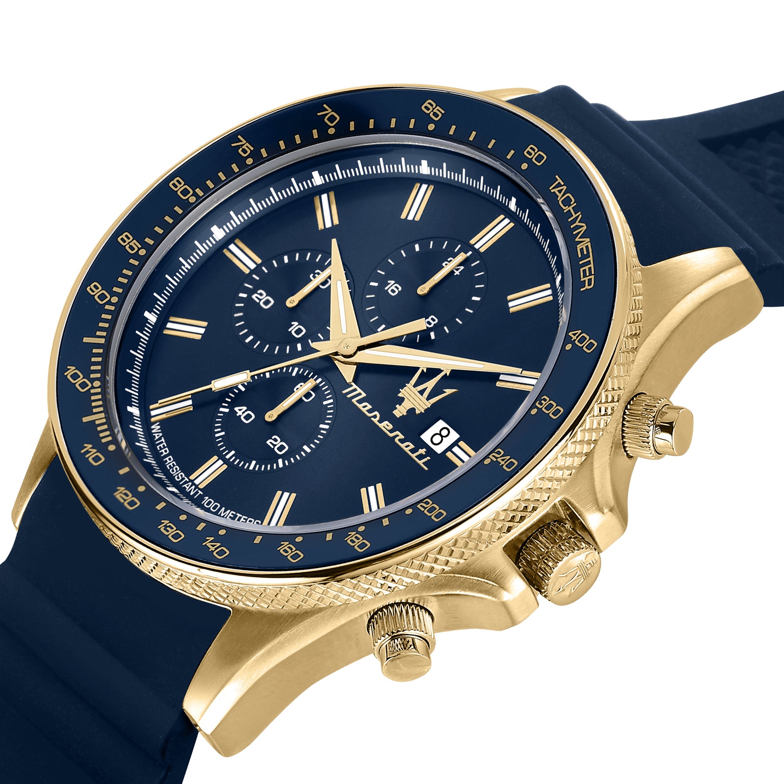Sfida Chrono Watch - Blue Dial (R8871640004) – US - Maserati Store
