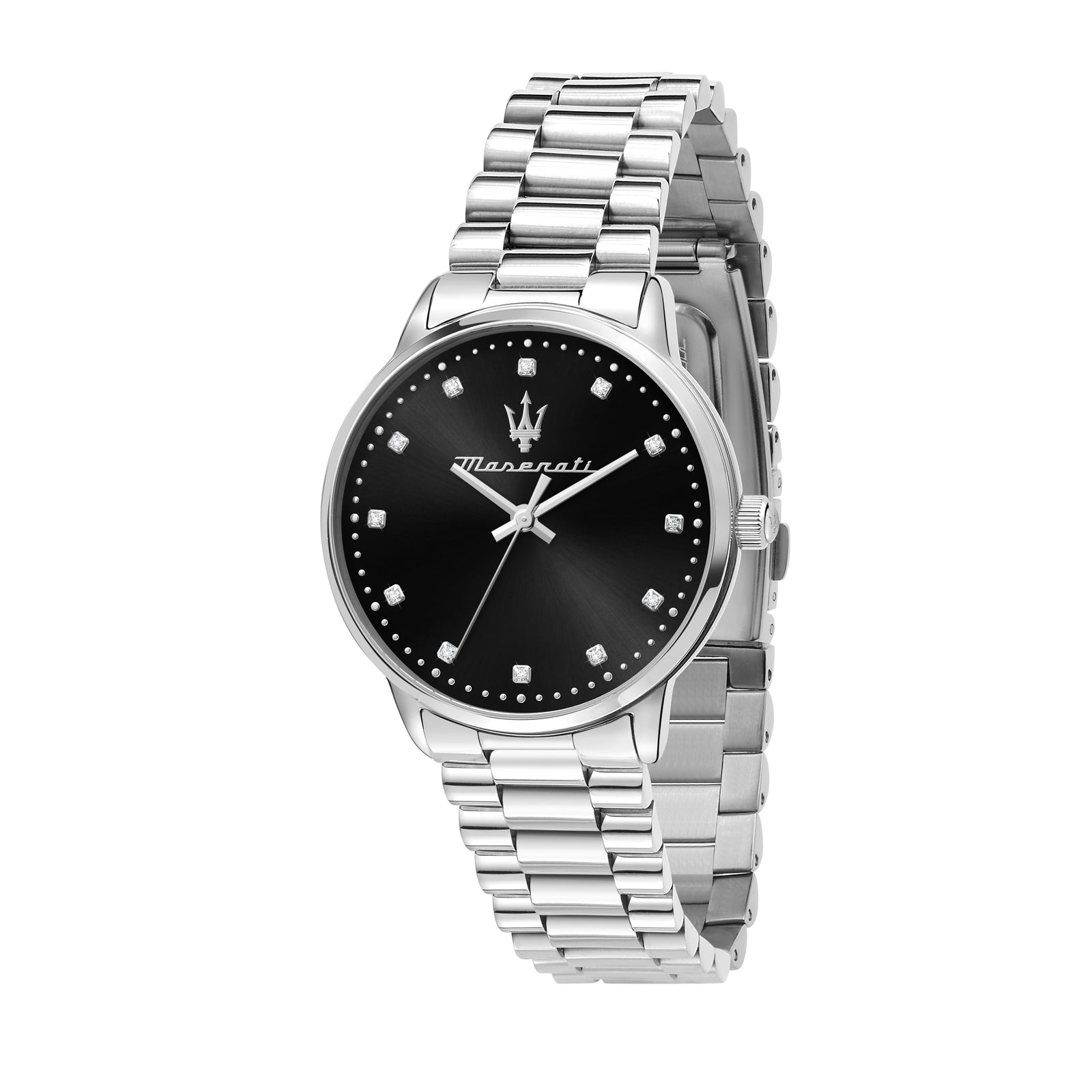 Royale 3H Watch - Black Dial (R8853147504) – US - Maserati Store