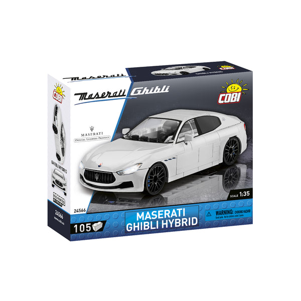 1:35 White Ghibli Hybrid to build – US - Maserati Store