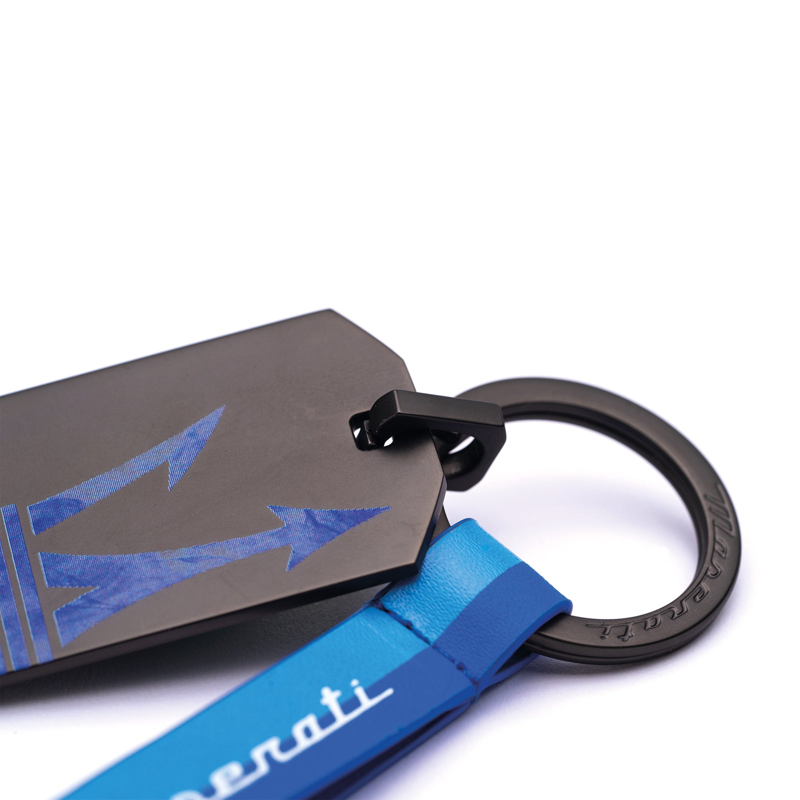 Blue Trident Tag Keychain – US - Maserati Store