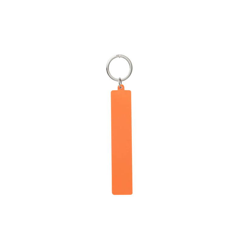 Orange Keychain with Maserati Script