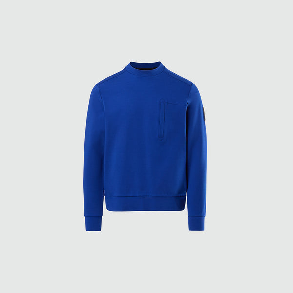 Electric Blue Crewneck Sweatshirt