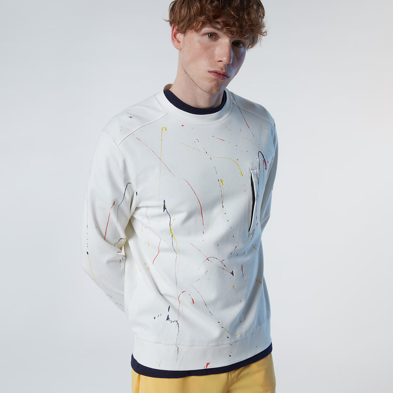 White Crewneck Sweatshirt