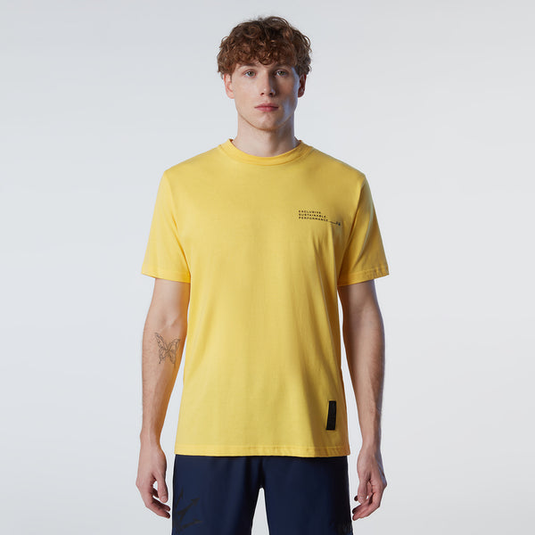 NS SS23 TSHIRT GIALLA S MAXI T