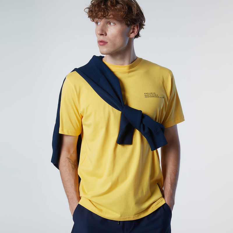 NS SS23 TSHIRT GIALLA S MAXI T