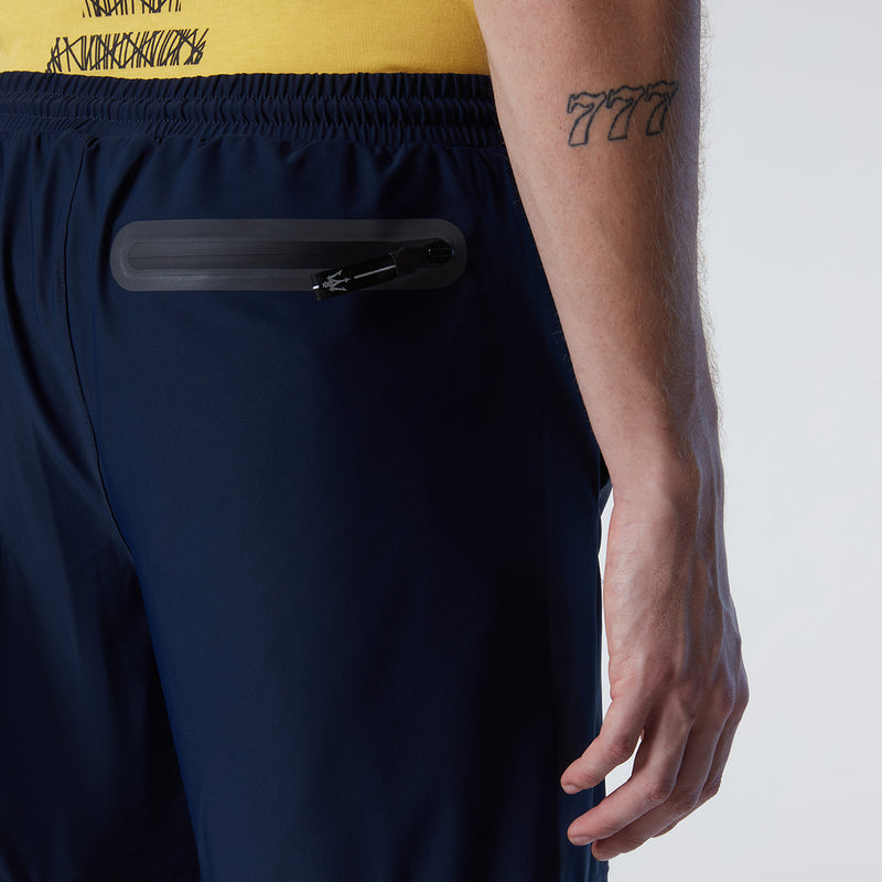Navy Blue Recycled Fabric Beach Shorts