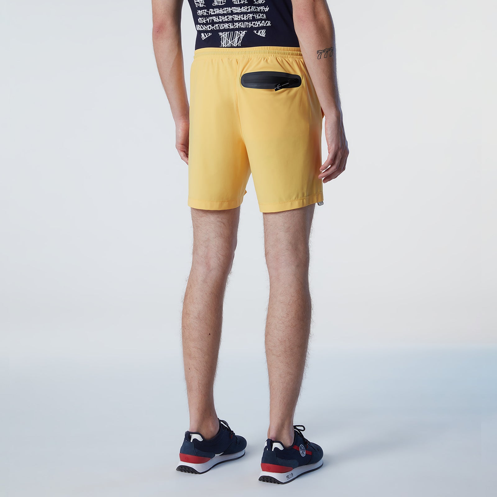Yellow Recycled Fabric Beach Shorts – US - Maserati Store