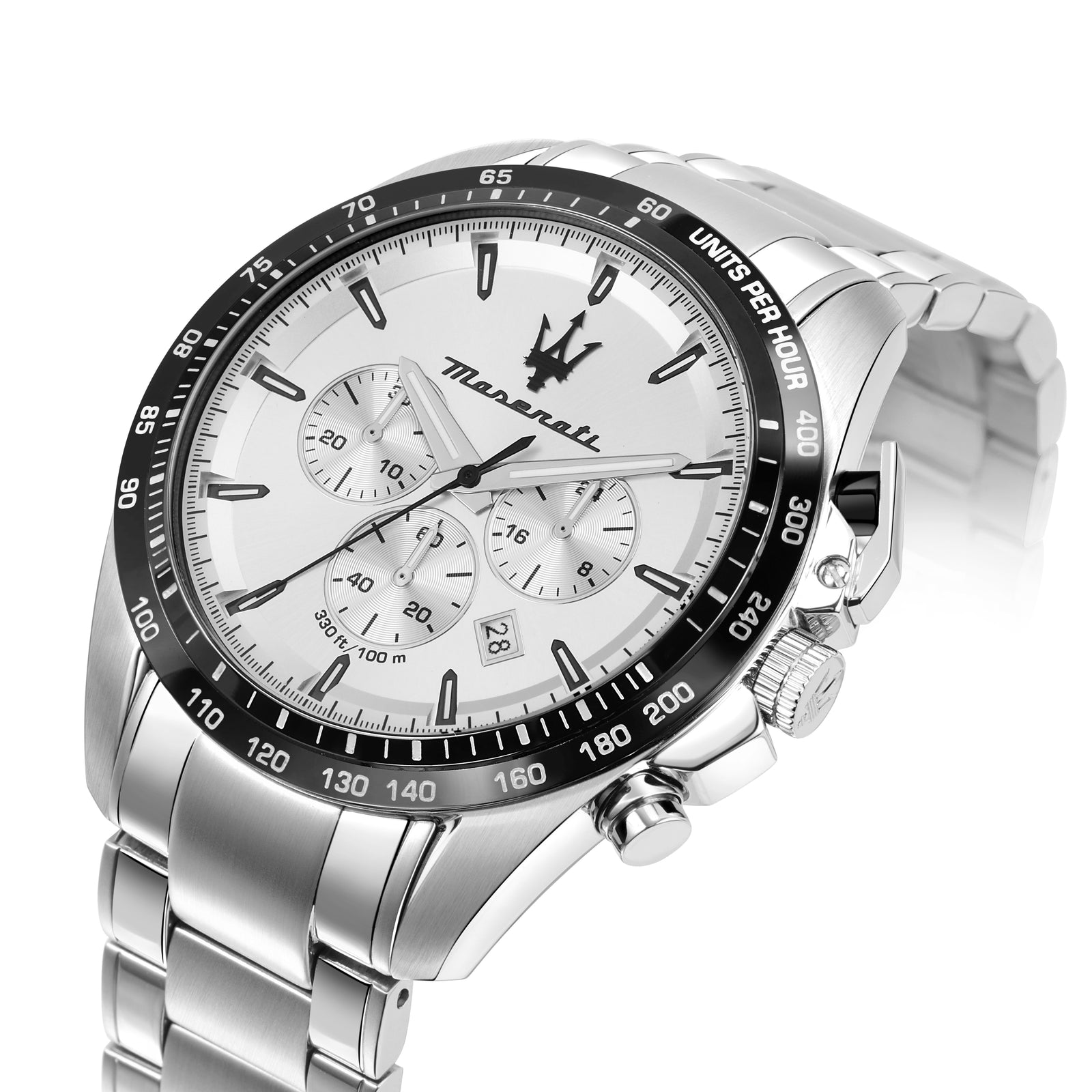 Traguardo Chrono Watch - Silver (R8873612049) – US - Maserati Store
