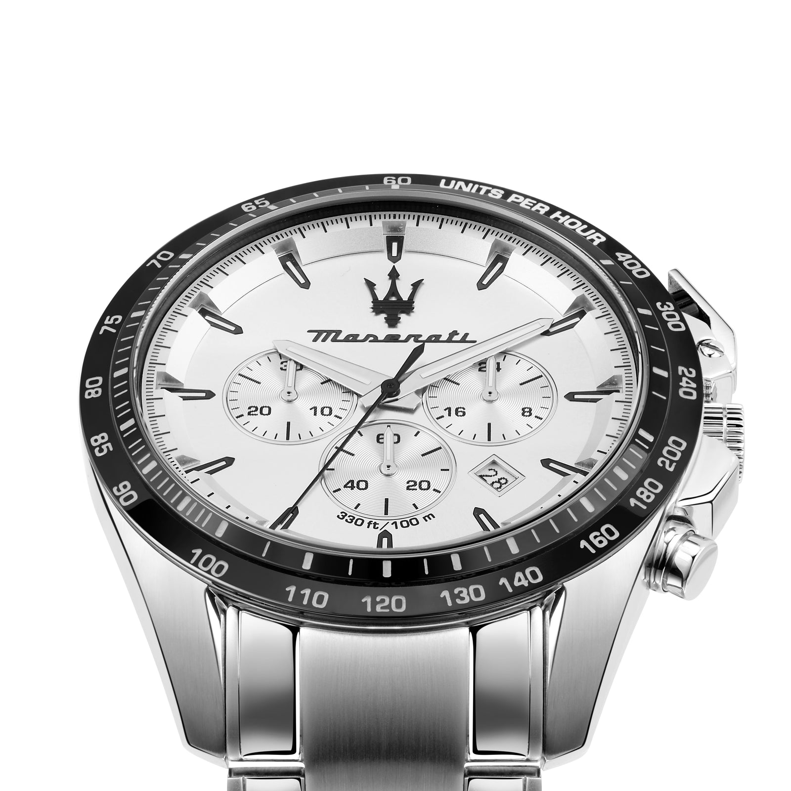 Traguardo Chrono Watch - Silver (R8873612049) – US - Maserati Store