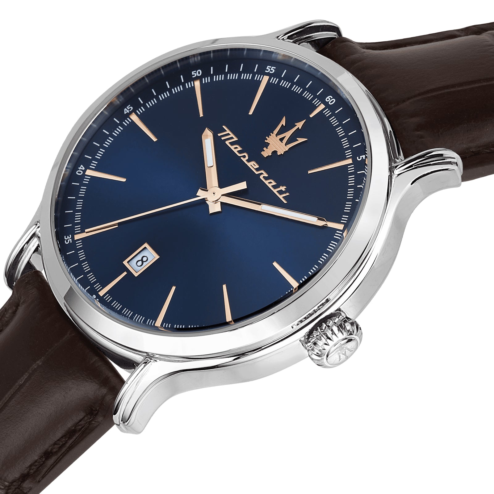 Epoca 3H Watch - Leather Strap (R8851118016) – US - Maserati Store