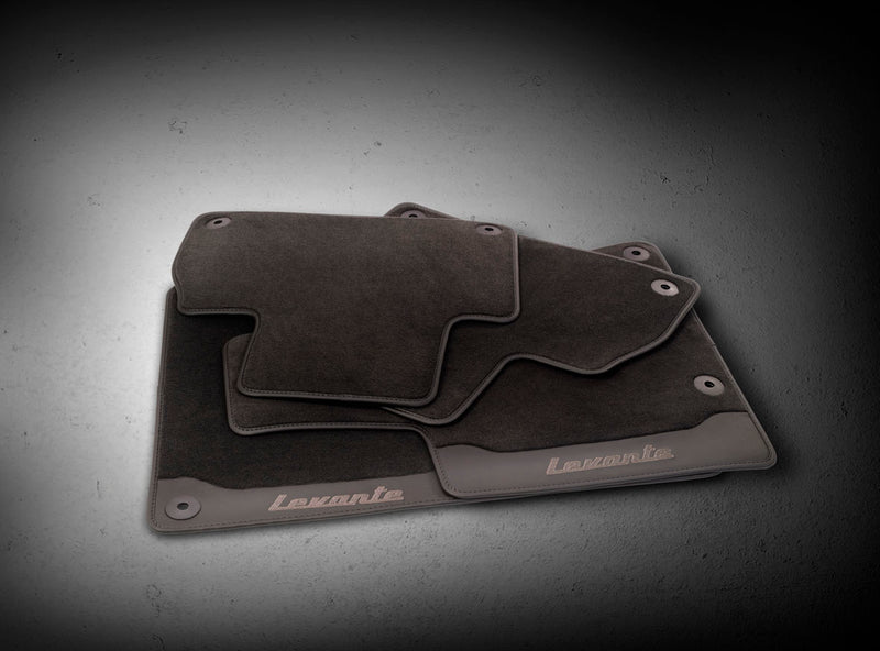 Branded Floor Mats - Left Hand Drive - Brown (up to MY18) - Levante